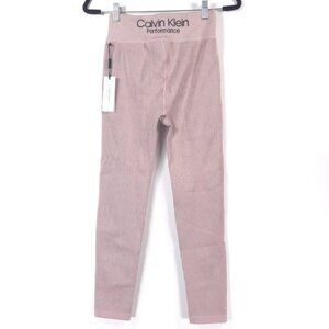 NWT CALVIN KLEIN PERFORMANCE High Waist 7/8 Length 4 Way Stretch Leggings MEDIUM